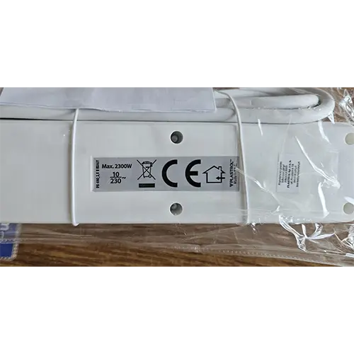 Foto do aviso oficial: PLASTROL Extension cord PLASTROL Chumbo da extensão — risco: Choque elétrico (SR/02259/26)
