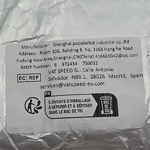 Foto aus der offiziellen Meldung: Power Quick Charge  3.0 USB Charger EU Plug USB-Ladegerät — Risiko: Elektrischer Schlag