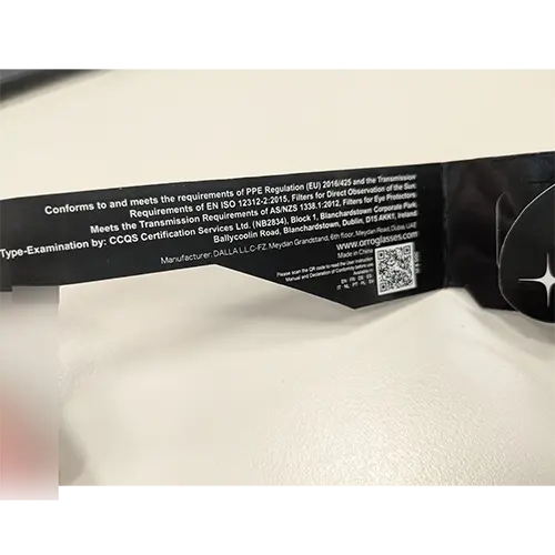 Foto do aviso oficial: ORRO Solar Eclipse Glasses Óculos de eclipse solar — risco: Lesões oculares