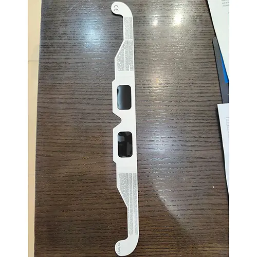Photo from the official notice: ECP Eye Care Professional Solar Safe Glasses solar eclipse glasses — damage to sight risk