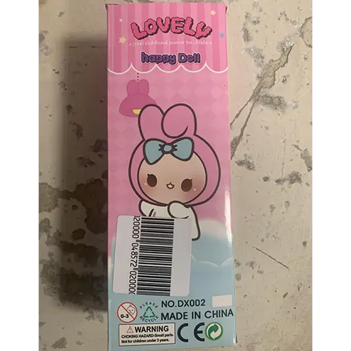 Photo de l’avis officiel: Lovely happy Doll Poupée en plastique — risque: Risque chimique