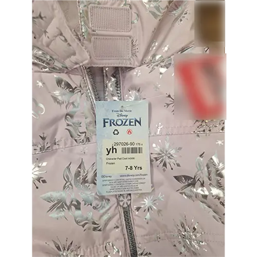 Foto dell’avviso ufficiale: Sports Direct Character Pad Coat Frozen Giacca antipioggia per bambini — rischio: Ambiente