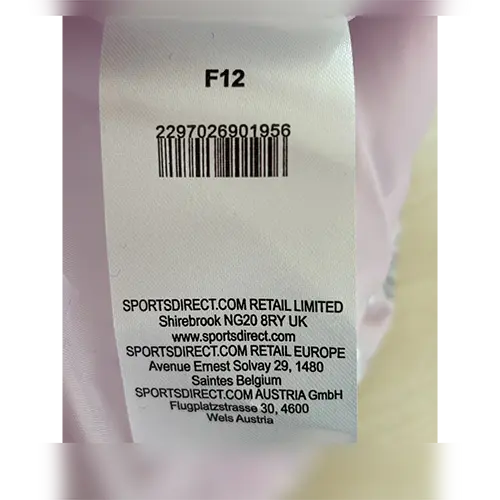 Foto dell’avviso ufficiale: Sports Direct Character Pad Coat Frozen Giacca antipioggia per bambini — rischio: Ambiente