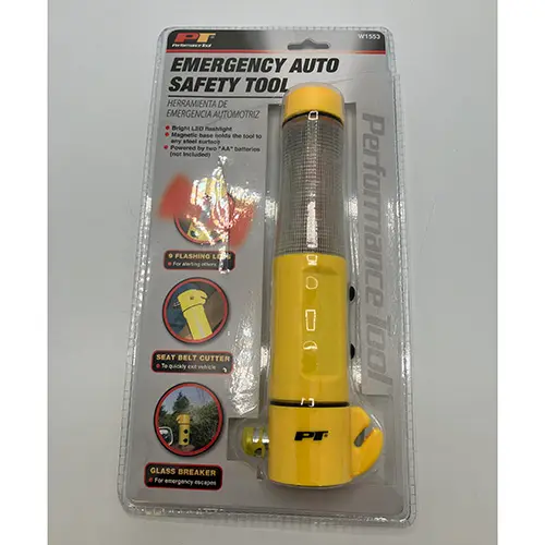 Photo from the official notice: PT Performance Tool Emergency auto safety tool emergency safety tool — environment risk