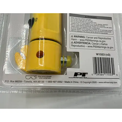 Photo from the official notice: PT Performance Tool Emergency auto safety tool emergency safety tool — environment risk