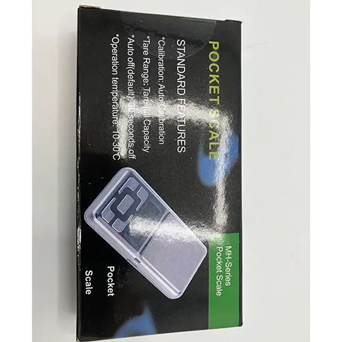 Photo from the official notice: Pocket scale MH-Series — environment risk