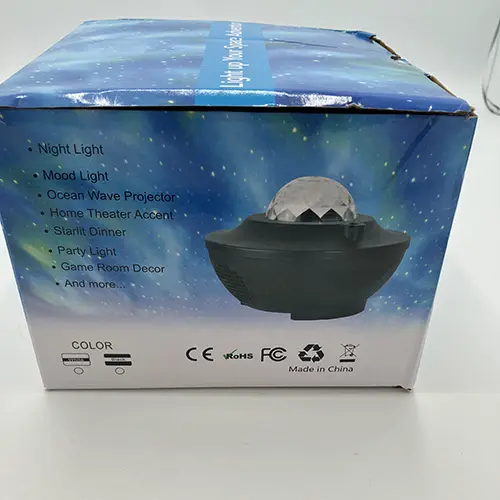 Foto do aviso oficial: Starry projector light Luz do projetor — risco: Ambiente