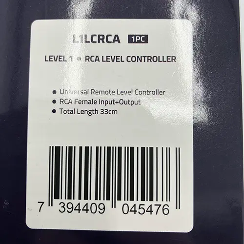 Photo from the official notice: Auto-Connect L1LCRCA rca level controller — environment risk