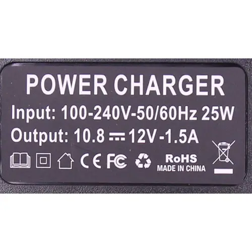 Photo de l’avis officiel: Power charger Chargeur de batterie — risque: Choc électrique