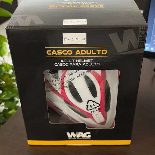 Photo de l’avis officiel: WAG BIKE Casque de vélo — risque: Blessures