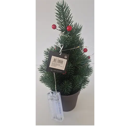Foto do aviso oficial: MICA Christmas tree with berries Árvore de Natal LED — risco: Ambiente