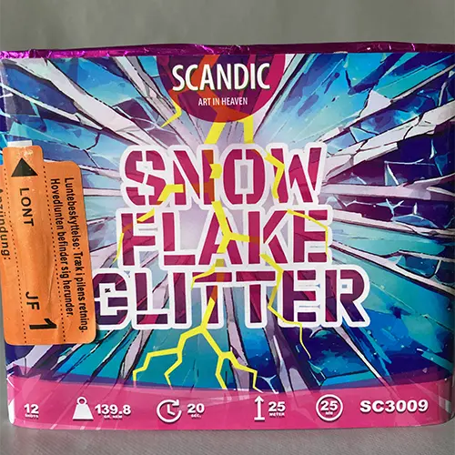 Photo de l’avis officiel: Scandic Art In Heaven Snowflake Glitter Feux d'artifice — risque: Brûlures & Dommages à la vue