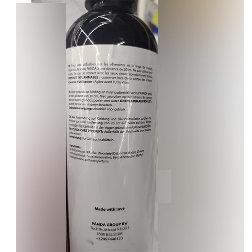 Photo de l’avis officiel: Panda Parfum d'intérieur Parfum pour la maison — risque: Risque chimique