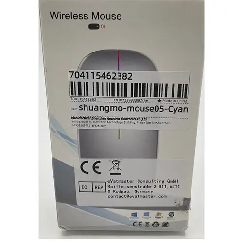 Photo from the official notice: Rechargeable Bluetooth Wireless Mouse — environment risk