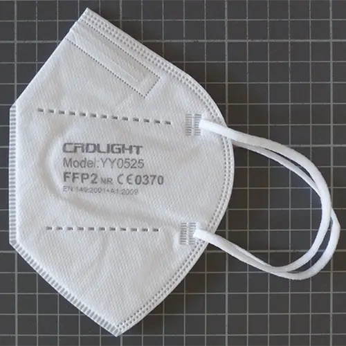 Photo from the official notice: CRD Light Filtering Half Mask particle filter mask — health risk