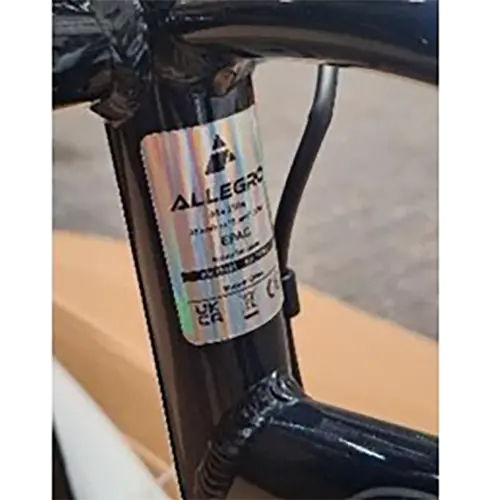 Photo de l’avis officiel: Allegro M7 Sport Starsfly E-Bike Vélo électrique — risque: Incendie