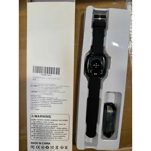 Foto aus der offiziellen Meldung: Tynggko Watch Smart watch for kids Intelligente Kinderuhr — Risiko: Chemikalie