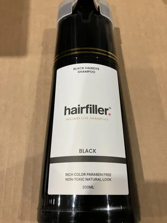 Foto dell’avviso ufficiale: Hairfiller Hairfiller Instant Dye Shampoo Black — rischio: Rischio chimico