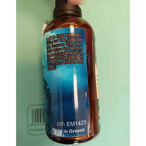 Photo de l’avis officiel: Neptune Lotion après-rasage — risque: Risque chimique