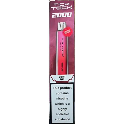 Photo de l’avis officiel: Tick Tock Mini 2000 Cigarette électronique jetable — risque: Risque chimique
