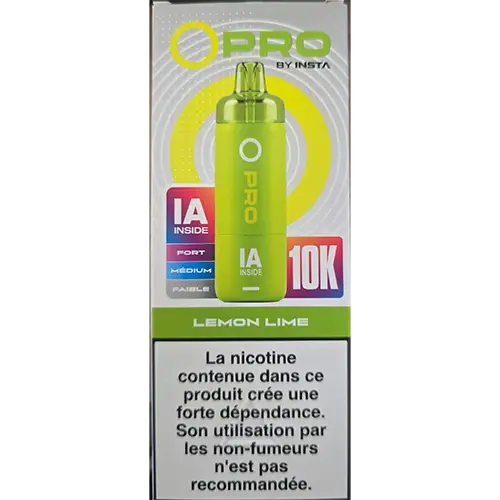 Photo from the official notice: O Pro by Insta Insta O Pro Lemon Lime 20mg/ml disposable electronic cigarette — chemical risk