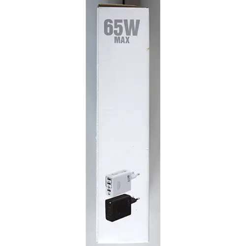 Photo from the official notice: GAN CHARGER 65W MAX 5 usb charger — electric shock risk
