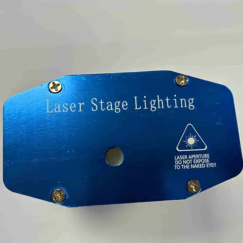 Foto dell’avviso ufficiale: Andowl Luz de escenario láser Gypsophila. Mini laser stage lighting. Proiettore laser — rischio: Danno alla vista