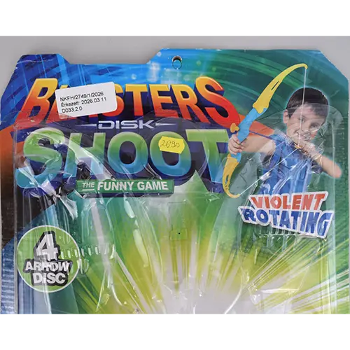 Foto dell’avviso ufficiale: BLASTERS DISK SHOOT Set di giocattoli in plastica — rischio: Rischio chimico & Lesioni