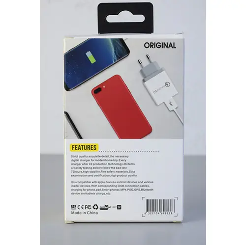 Photo de l’avis officiel: ORIGINAL Chargeur USB — risque: Choc électrique
