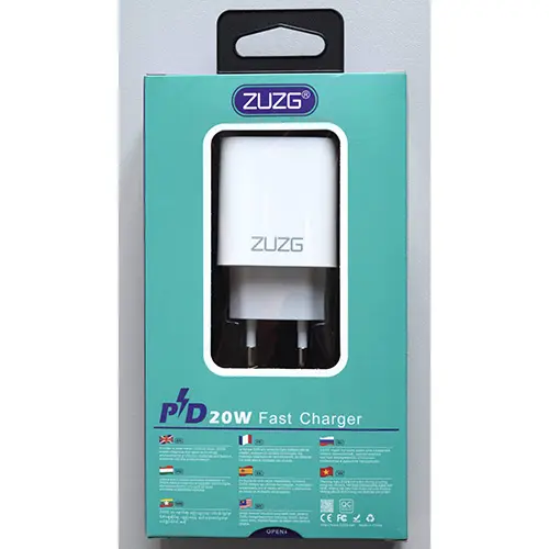 Foto do aviso oficial: ZUZG Fast Charger Carregador USB — risco: Choque elétrico