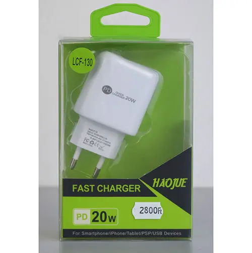 Photo de l’avis officiel: HAOJUE FAST CHARGER Chargeur USB — risque: Choc électrique