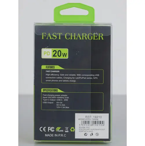 Photo de l’avis officiel: HAOJUE FAST CHARGER Chargeur USB — risque: Choc électrique