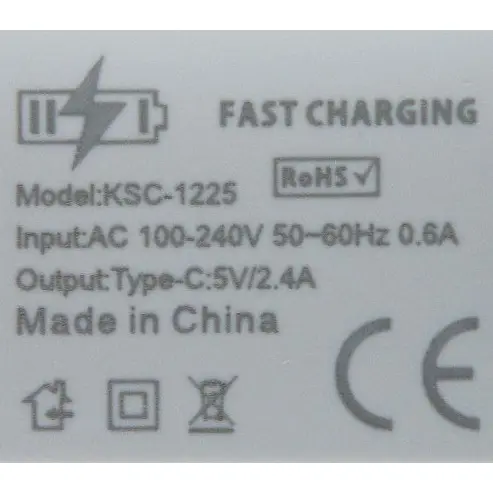 Photo de l’avis officiel: KAKUSIGA Power Adapter Chargeur USB — risque: Choc électrique