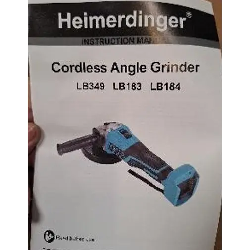 Photo de l’avis officiel: Heimerdinger Broyeur d'angle — risque: Blessures