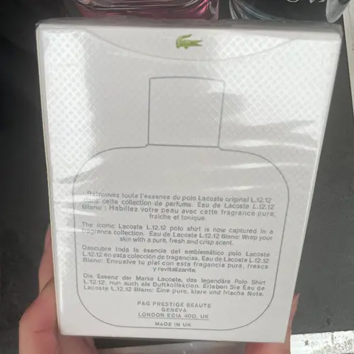 Foto dell’avviso ufficiale: LACOSTE EAU DE LACOSTE Eau de toilette — rischio: Rischio chimico