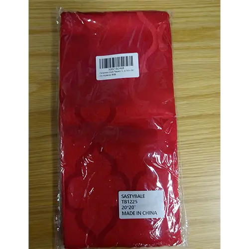 Photo from the official notice: Sastybale Christmas Cloth Napkins — chemical & environment risk
