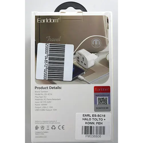 Photo de l’avis officiel: Earldom 4 in 1 SWITCH POWER SOCKET Adaptateur de puissance — risque: Choc électrique