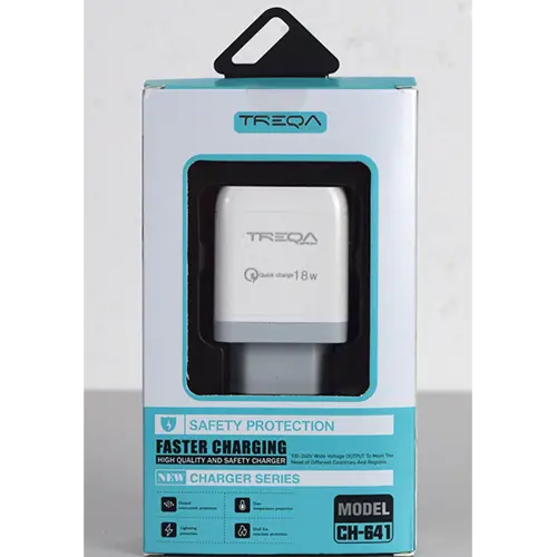Photo de l’avis officiel: TREQA, WONDER QUICK CHARGING Power Adapter Chargeur USB — risque: Choc électrique