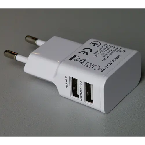 Photo de l’avis officiel: Feitun HIGH POWER 2USB Chargeur USB — risque: Choc électrique