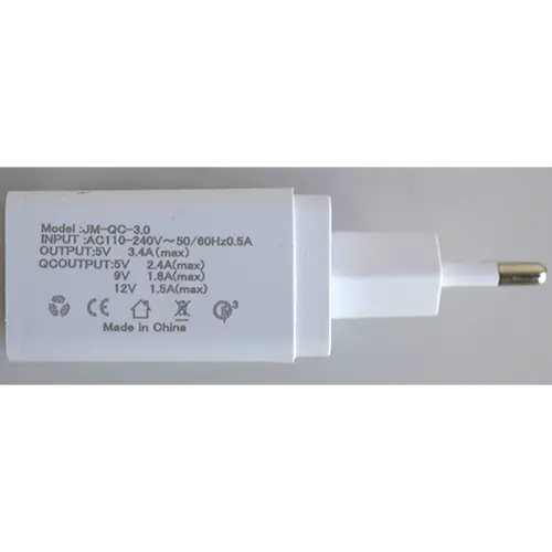Foto do aviso oficial: YUFANO TRAVEL CHARGER Carregador USB — risco: Choque elétrico (SR/02597/26)