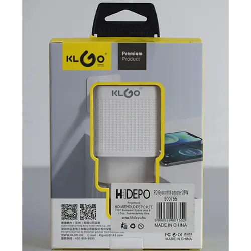 Foto do aviso oficial: HHDEPO, KLGO CHARGER Carregador USB — risco: Choque elétrico