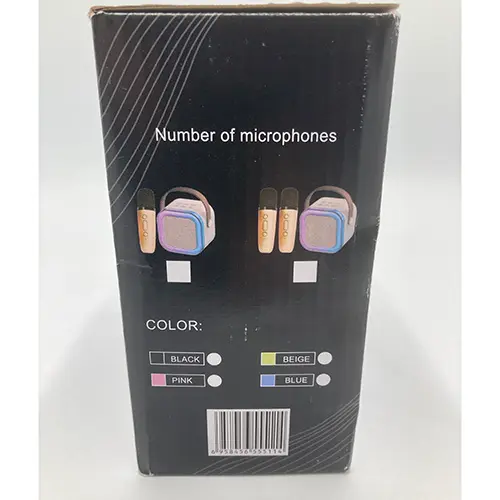 Photo from the official notice: Colourful Karaoke sound system wireless karaoke set — environment risk