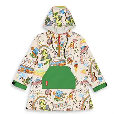 Photo from the official notice: hello hossy Poncho raincoat — strangulation risk
