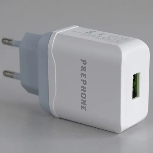 Photo de l’avis officiel: PREPHONE CHARGER Chargeur USB — risque: Choc électrique