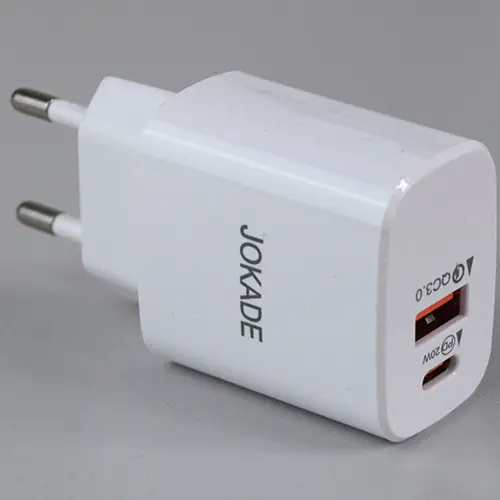Photo de l’avis officiel: JOKADE PD QUICK CHARGER 20W Chargeur USB — risque: Choc électrique
