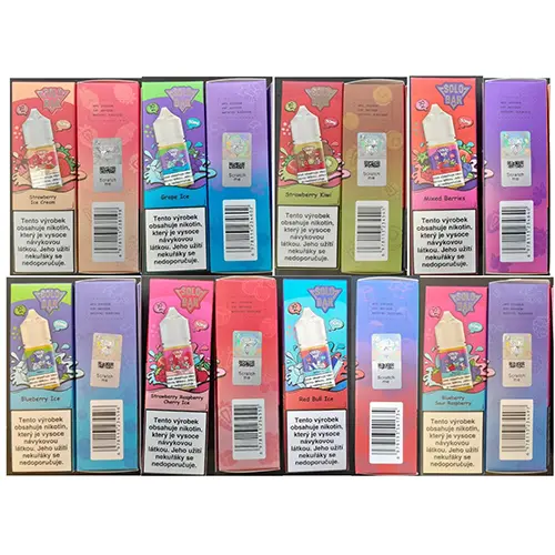 Photo de l’avis officiel: SOLO BAR NIC SALTS Cartouche de cigarette électronique — risque: Risque chimique