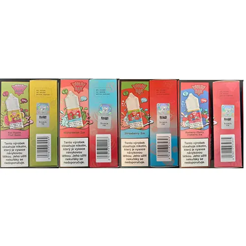 Photo de l’avis officiel: SOLO BAR NIC SALTS Cartouche de cigarette électronique — risque: Risque chimique