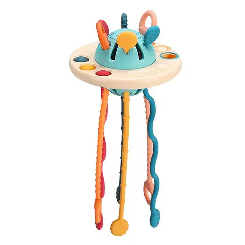 Photo from the official notice: MANMI TOP Funny Puller - Montesori Sensory Toy toy with pull strings — choking & strangulation risk
