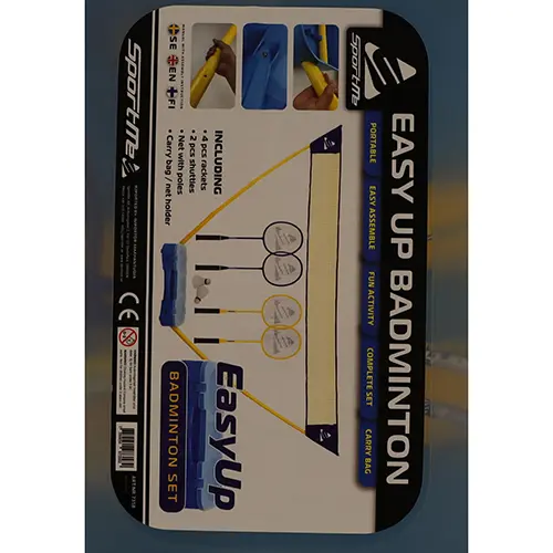 Photo de l’avis officiel: Sport Me Easy Up Badminton Set de badminton — risque: Risque chimique