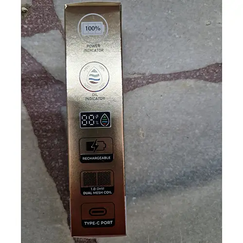 Photo de l’avis officiel: RENdM TORNADO 99999, 5% NICOTINE Cigarette électronique jetable — risque: Risque chimique